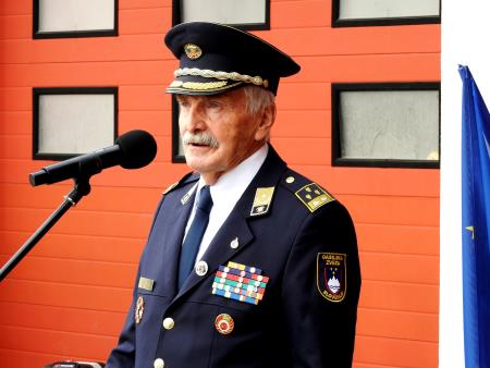 Predstavnik GZ Slovenije Jože Smole Lepo je biti v kraju, ki živi za gasilce
